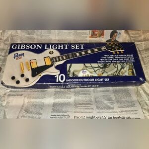 Incredibly rare Gibson guitar string lights